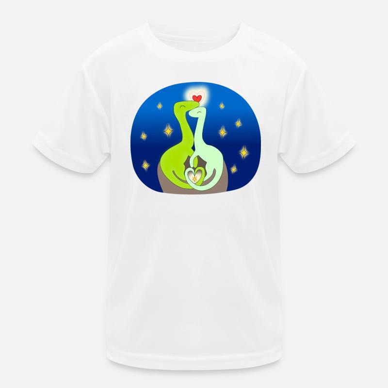 Compsognate in der Liebe Kinder Funktions-T-Shirt