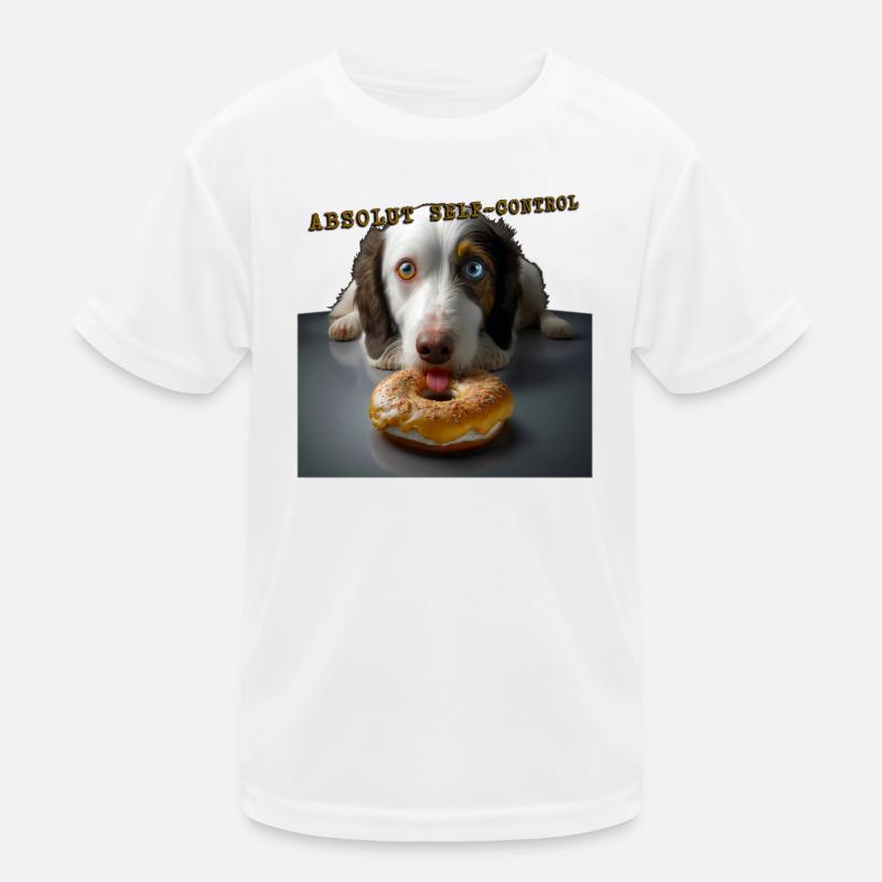 Absolut Selbstkontrollhund 01 Kinder Funktions-T-Shirt