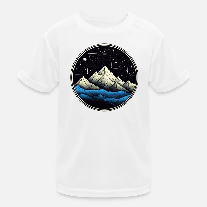 Montagne étoilée comète 01 T-shirt sport Enfant