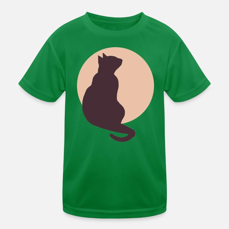 Chat de la Lune T-shirt sport Enfant