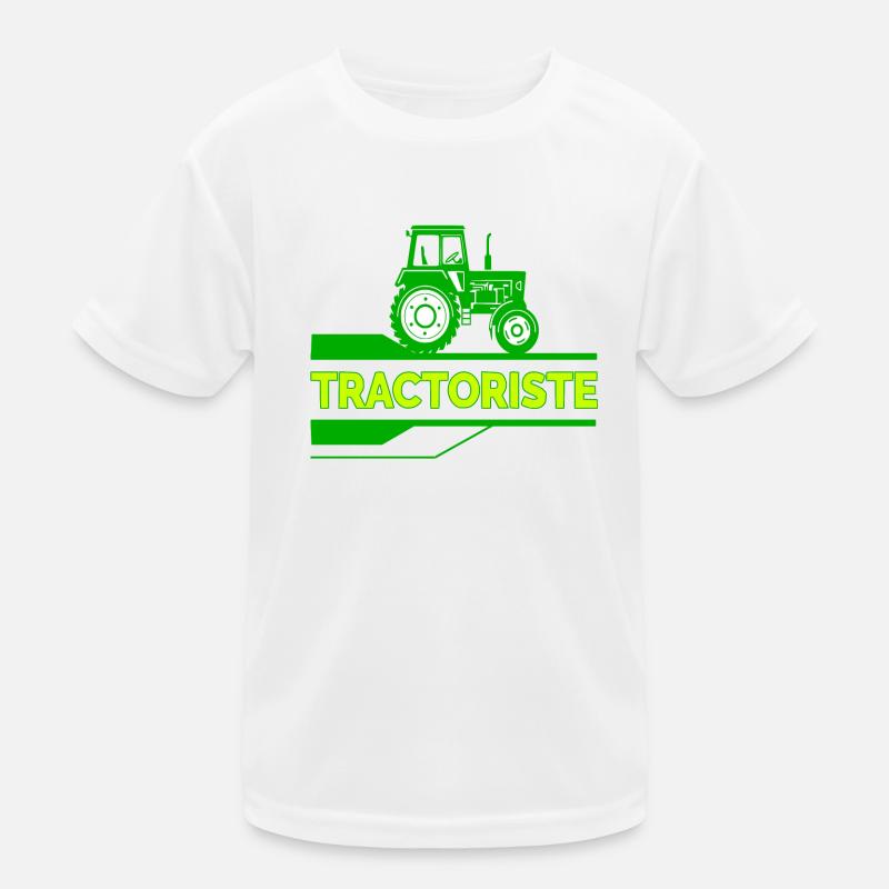 Tractor operator Kids Functional T-Shirt