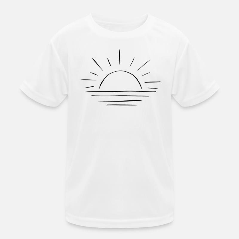 sunset T-shirt sport Enfant