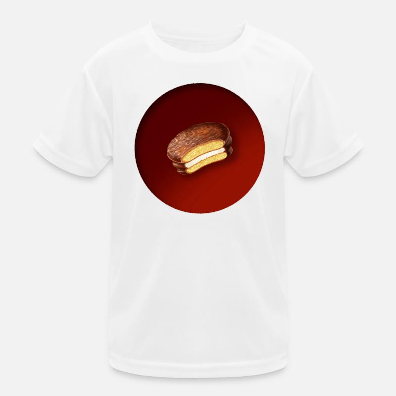 ein leckerer Keks mit Schokolade Kinder Funktions-T-Shirt