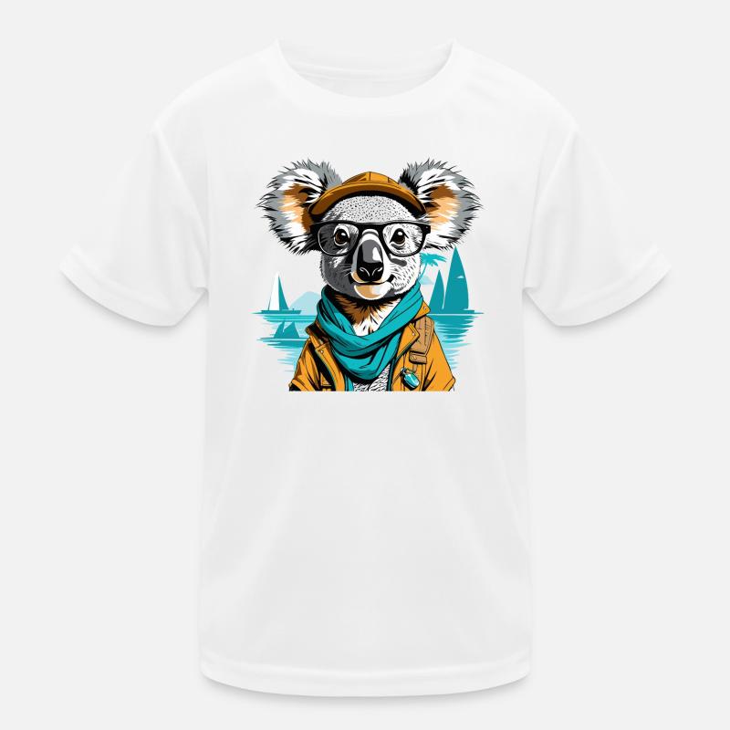 Expédition koala en bord de mer - illustration T-shirt sport Enfant