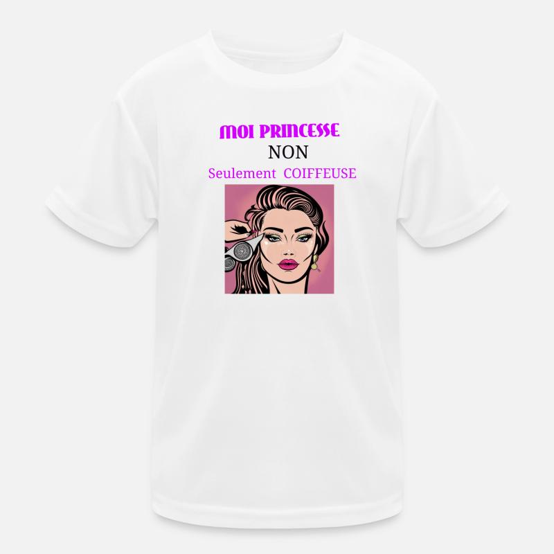Moi princesse non seulement coiffeuse T-shirt sport Enfant