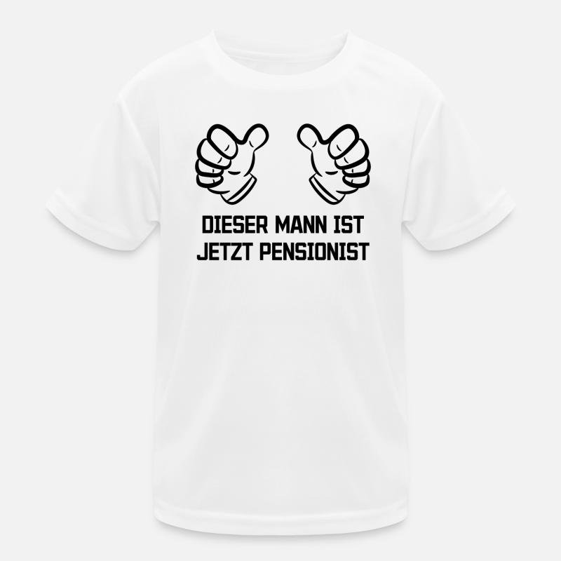 Auszeit Senior Ruhestand Statement Lebensabend Kinder Funktions-T-Shirt