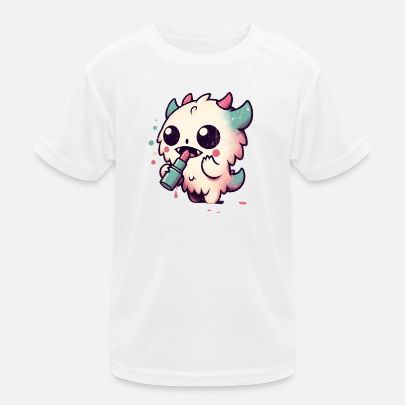 Makeup and Monsters Kids Functional T-Shirt