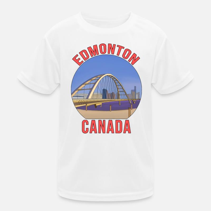 Edmonton, Canada T-shirt sport Enfant
