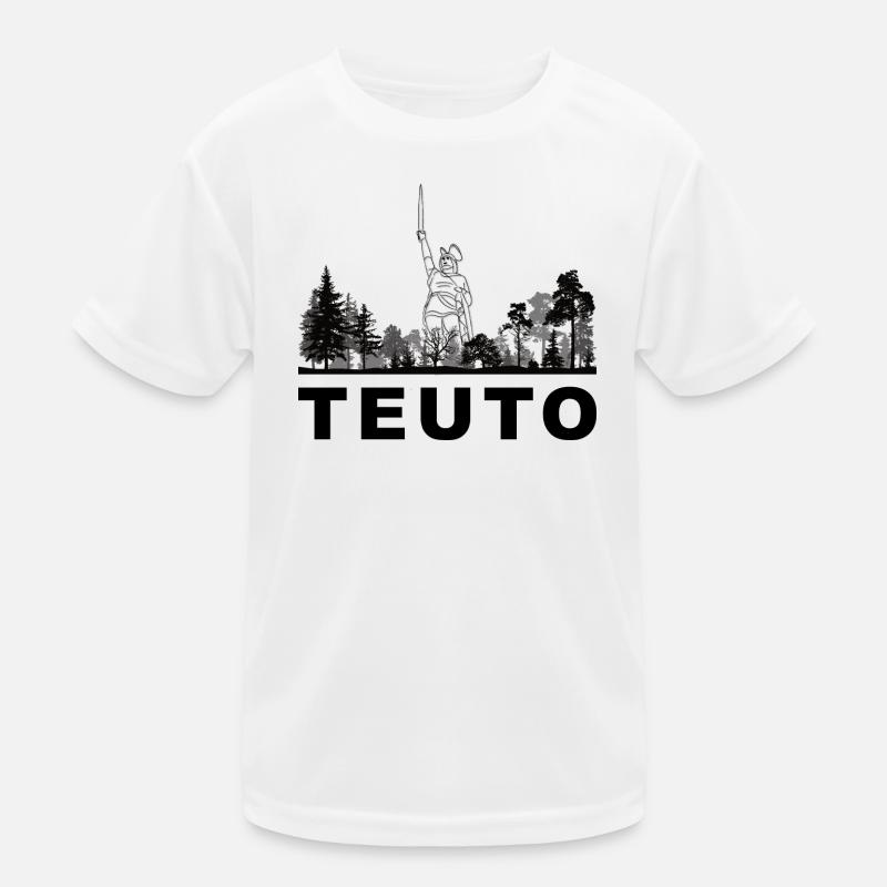 Teuto - Kinder Funktions-T-Shirt - Weiß