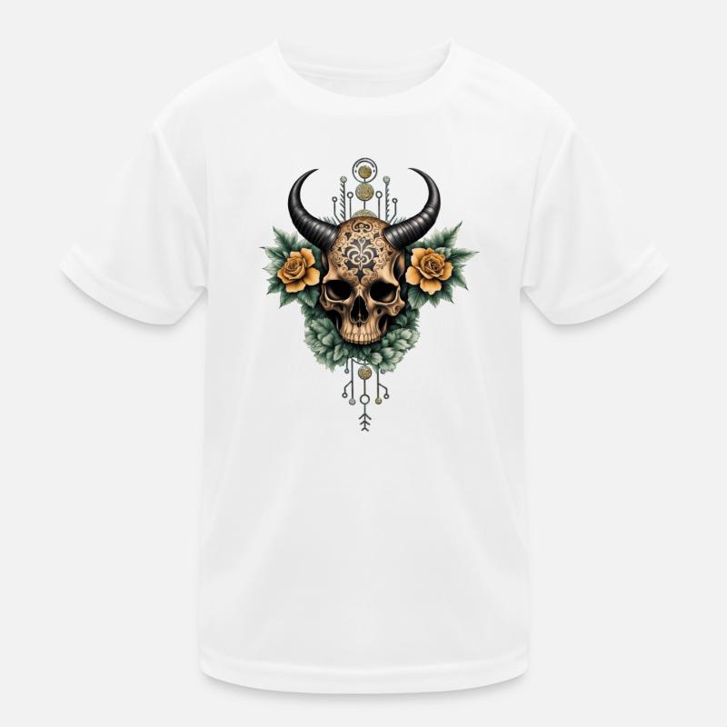 Awesome skull. Kids Functional T-Shirt