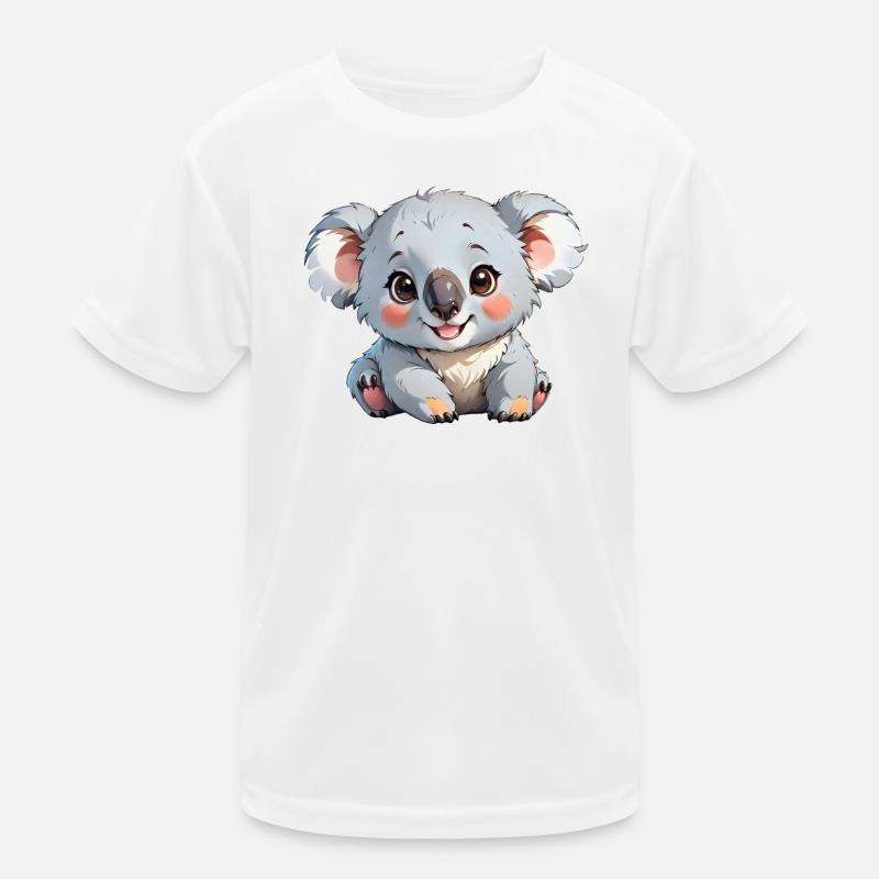 Koala de dessin animé mignon T-shirt sport Enfant