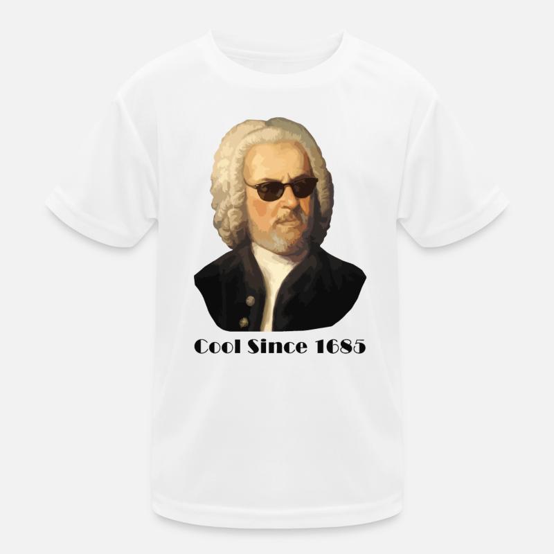 Johann Sebastian Bach – Cool mit Sonnenbrille und Kinder Funktions-T-Shirt