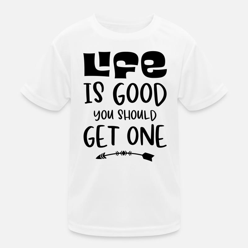 Lustige Sprüche Kinder Funktions-T-Shirt