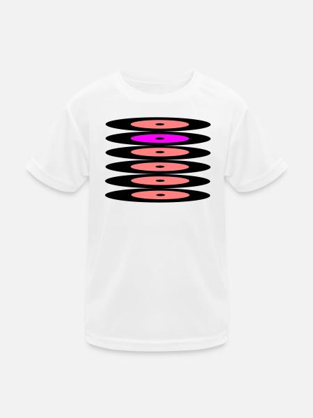 Records - Kids Functional T-Shirt - white - Front