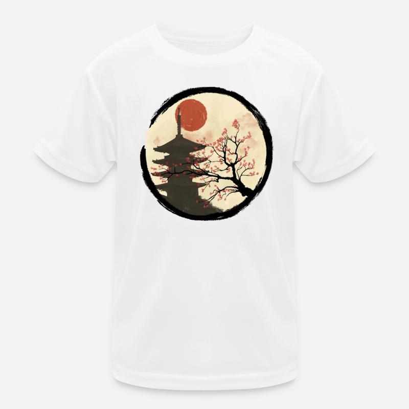 Kyoto in bloom Kinder Funktions-T-Shirt
