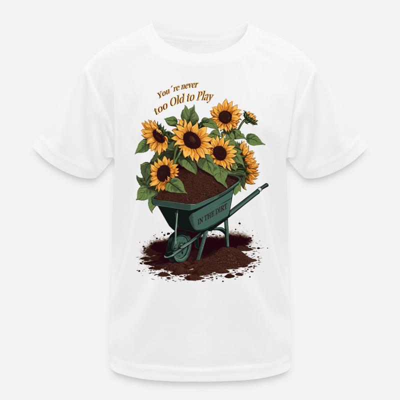 Hobbygärtner Sprüche Kinder Funktions-T-Shirt