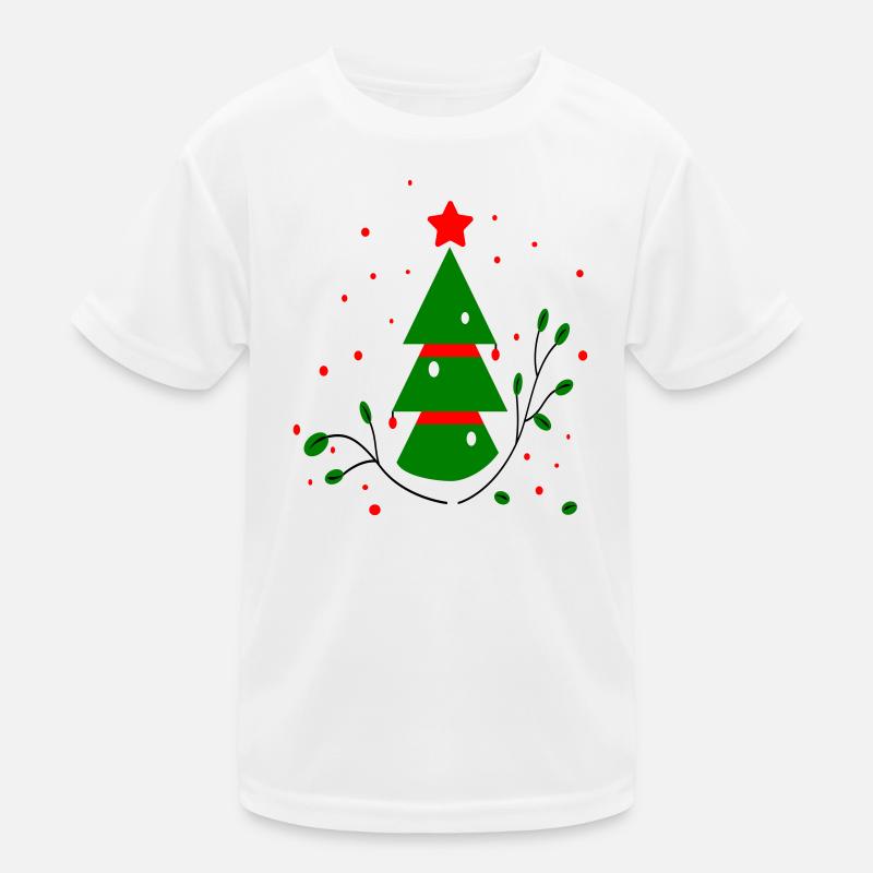 Weihnachten, Tannenbaum Kinder Funktions-T-Shirt