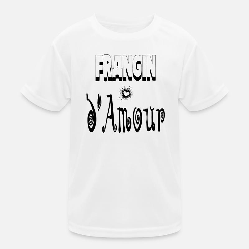 Frangin Amour Cœur Frère T-shirt sport Enfant