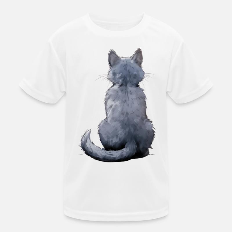 Russian Blue Kids Functional T-Shirt