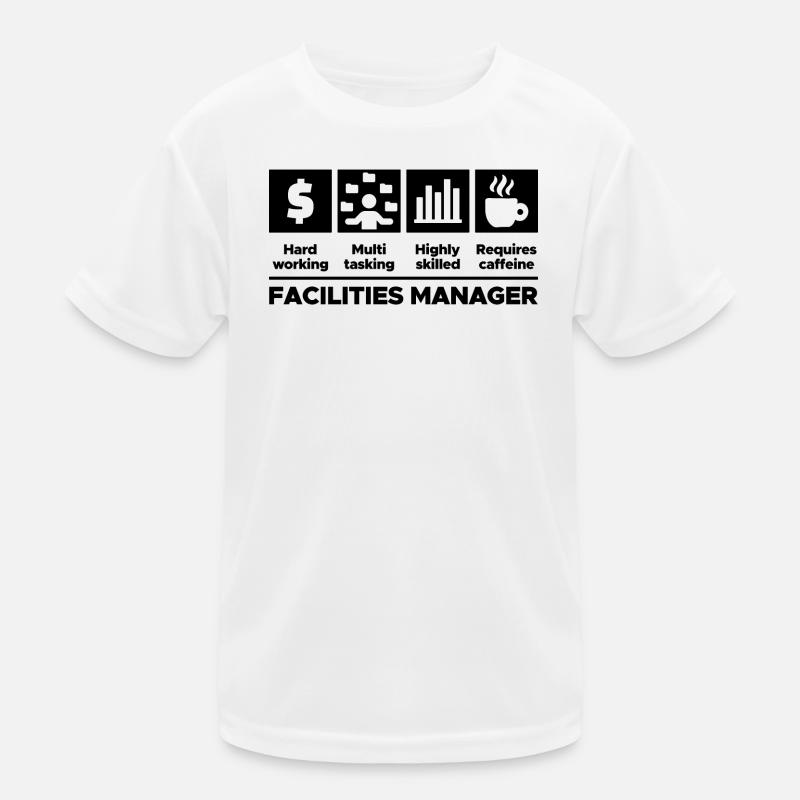 Déclaration du manager Travail Travail Bourreau de travail Carrière T-shirt sport Enfant