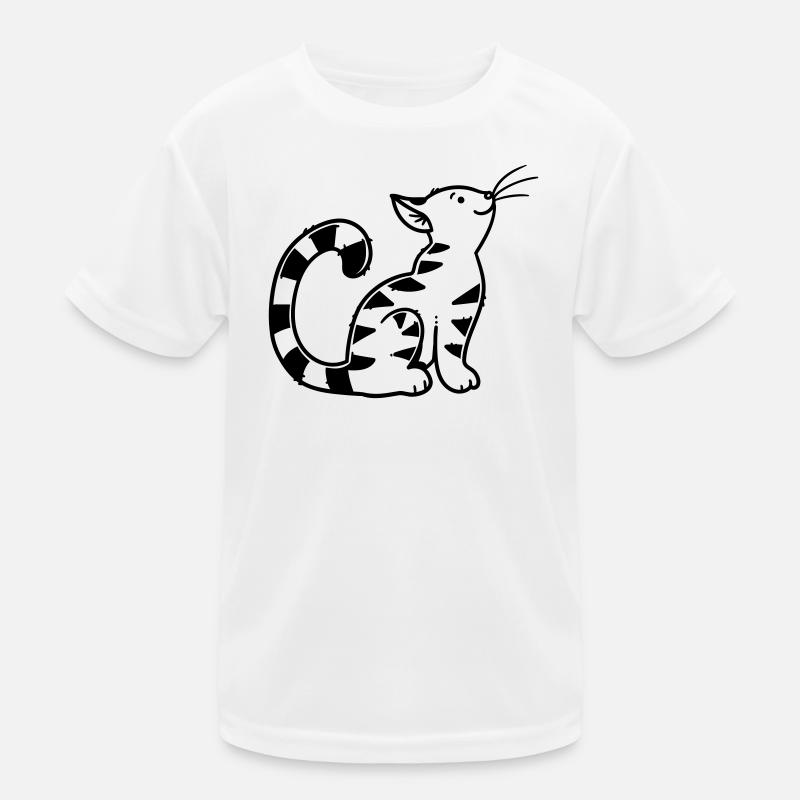 Chaton de dessin animé T-shirt sport Enfant
