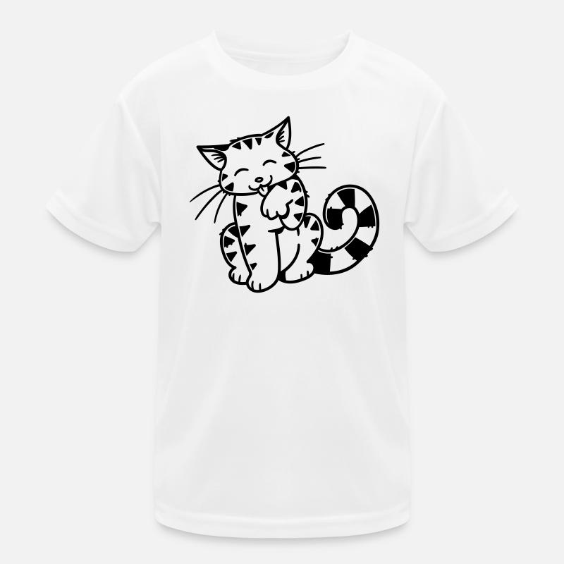 Chaton de dessin animé T-shirt sport Enfant
