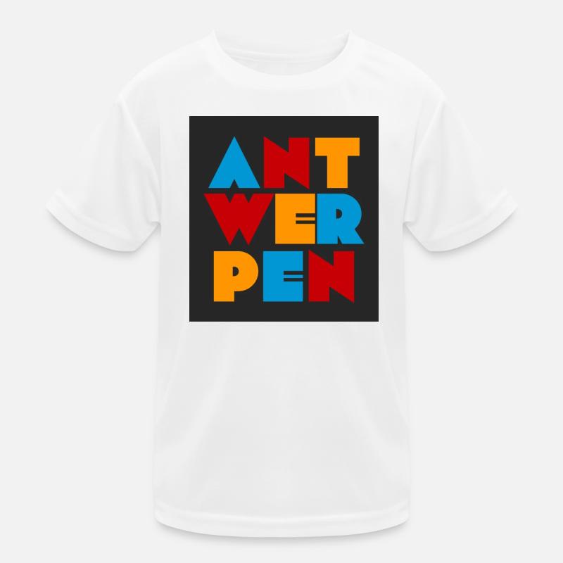Antwerpen - Antwerp Kinder Funktions-T-Shirt