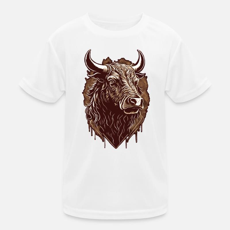 Bull's Head Kids Functional T-Shirt