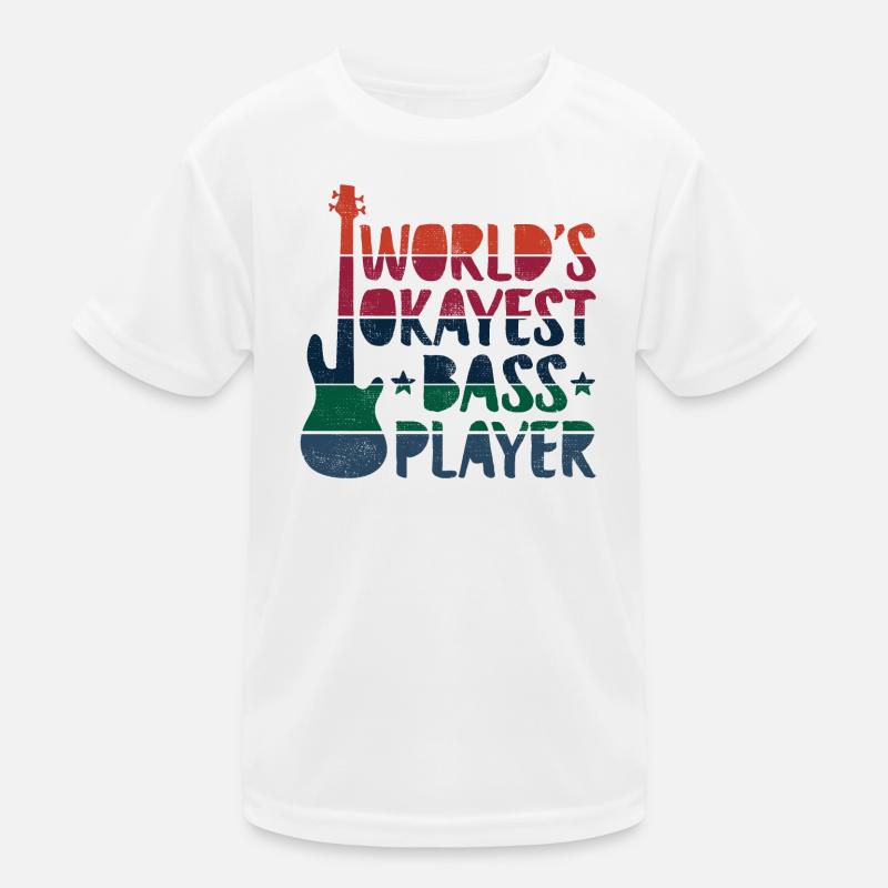 Le bassiste le plus correct du monde T-shirt sport Enfant