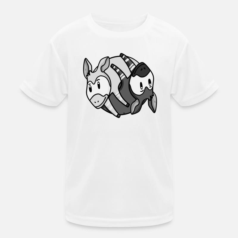 Yin Yang Okapi Kids Functional T-Shirt