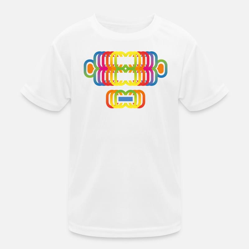 Monkey Color Rainbow Kids Functional T-Shirt