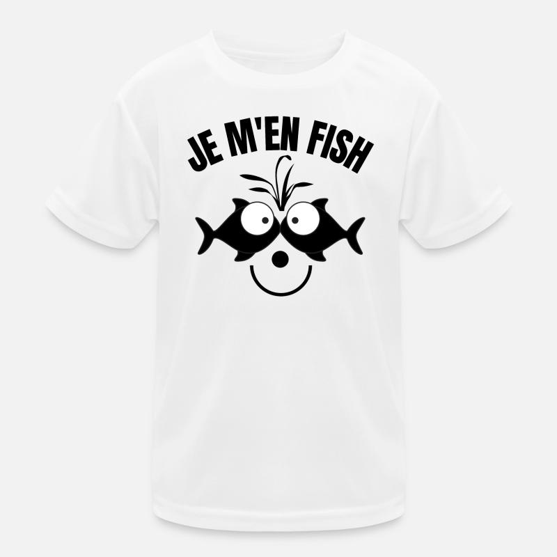 pêche, pêcheur, partie de pêche T-shirt sport Enfant
