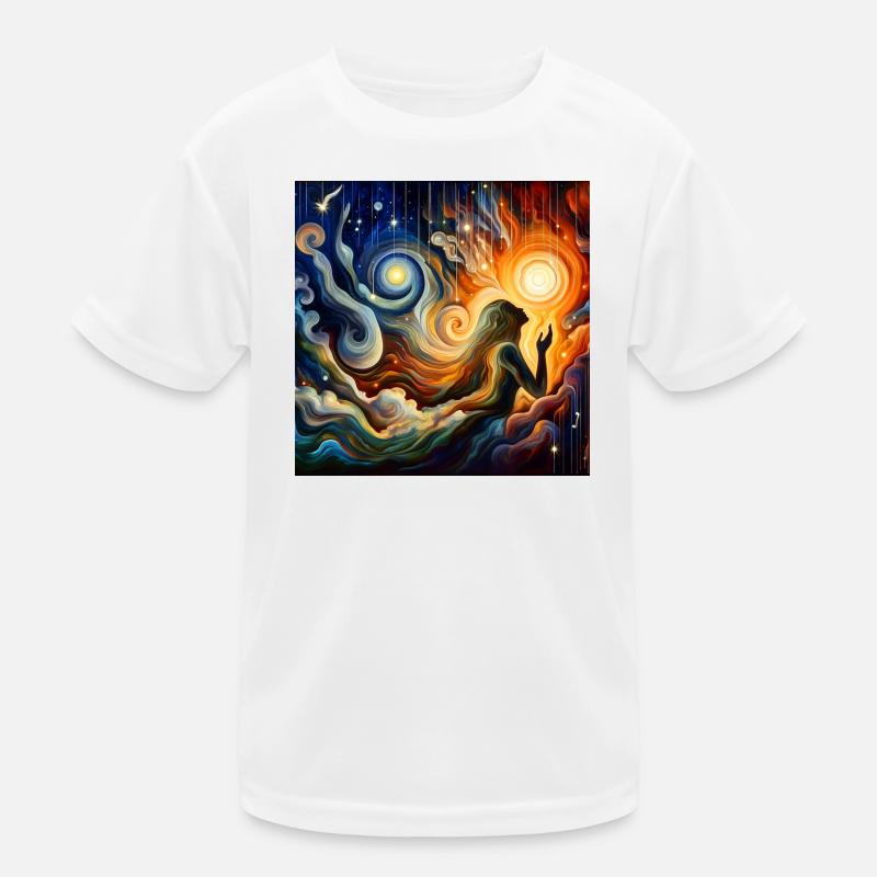 Sternenhimmel Kinder Funktions-T-Shirt