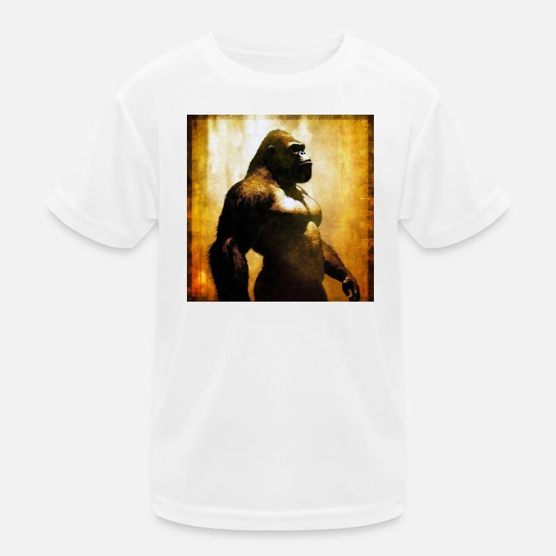 Gorilla 03 Kinder Funktions-T-Shirt