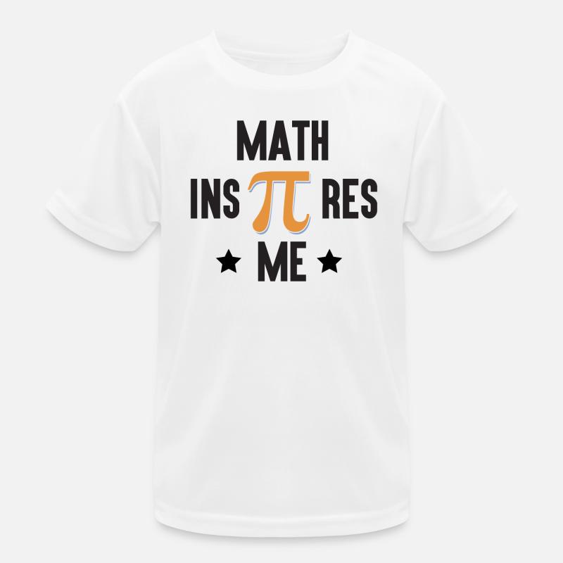 Pi Day - Math Inspires Me Kids Functional T-Shirt