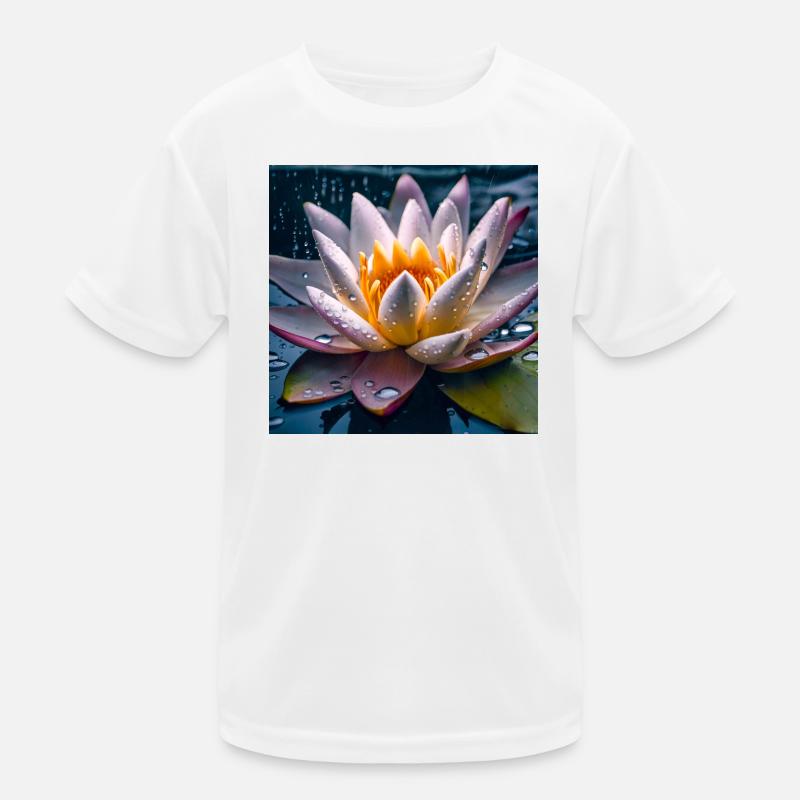 Water lily Kids Functional T-Shirt