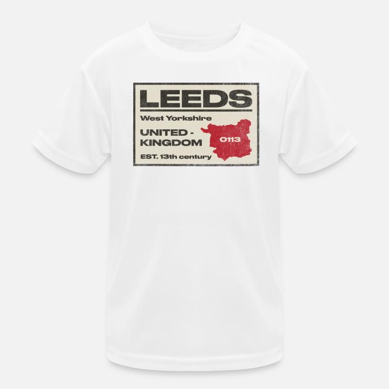 Emblème du West Yorkshire de Leeds T-shirt sport Enfant