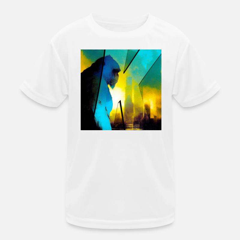 Gorilla 01 - K1 Kinder Funktions-T-Shirt