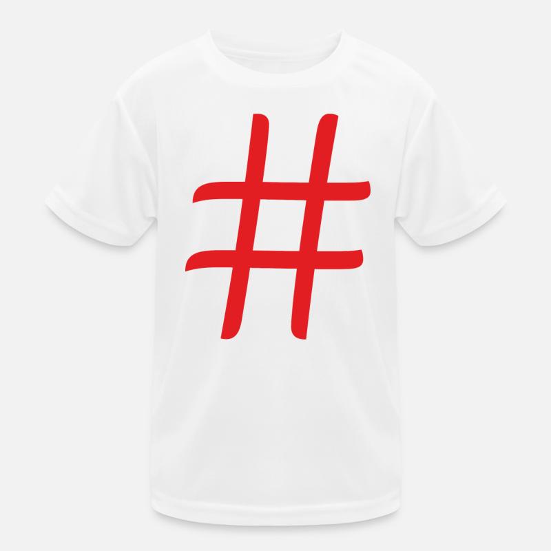 hashtag Kinder Funktions-T-Shirt