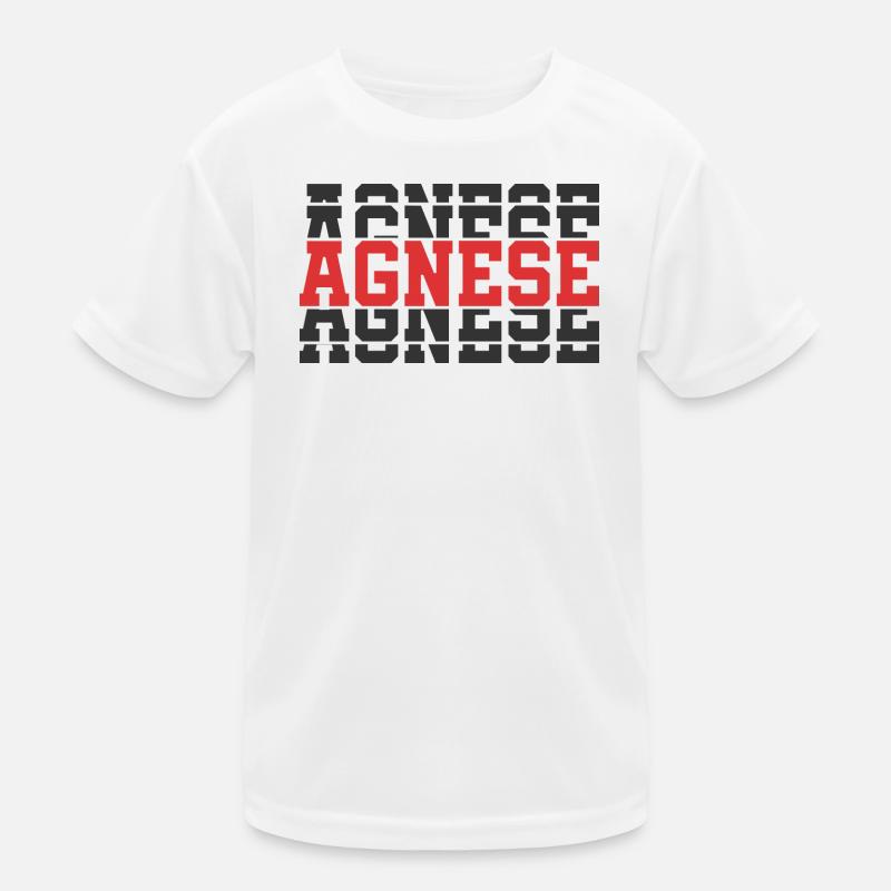 t-shirt Agnese t-shirt gift idea stacked text Kids Functional T-Shirt