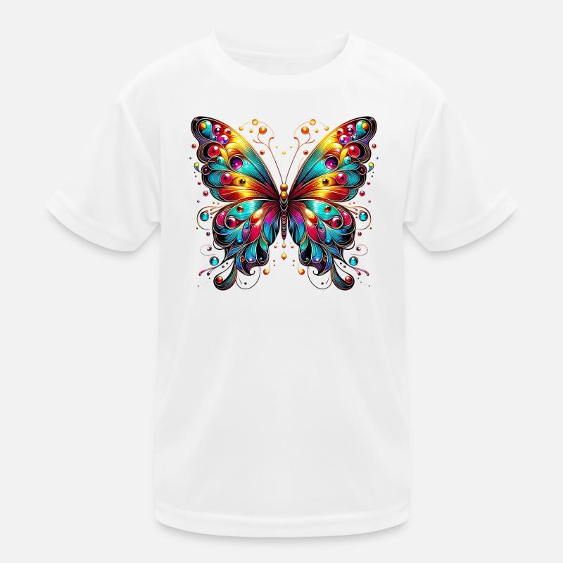 Schmetterling Kinder Funktions-T-Shirt