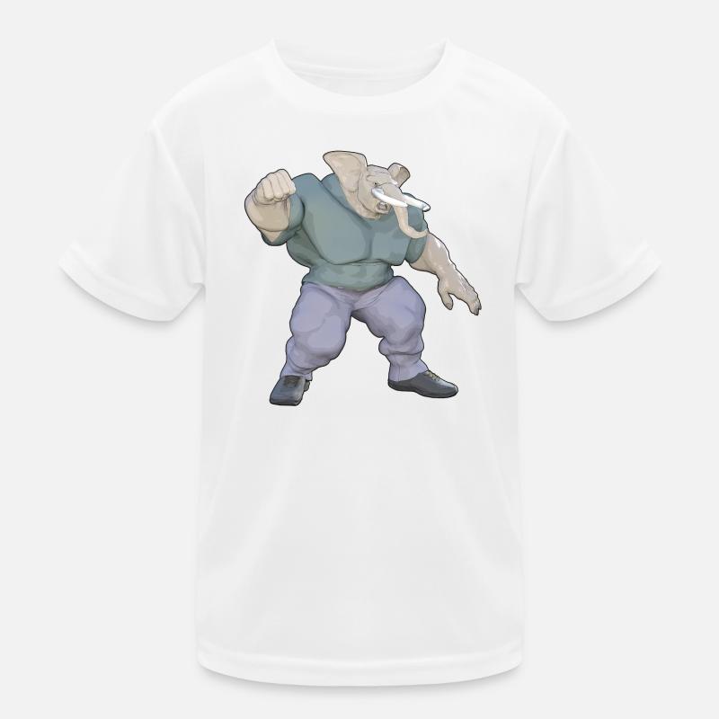The Human Elephant Kids Functional T-Shirt