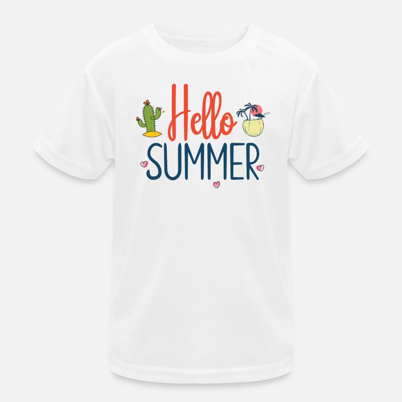 Hello Summer Kids Functional T-Shirt