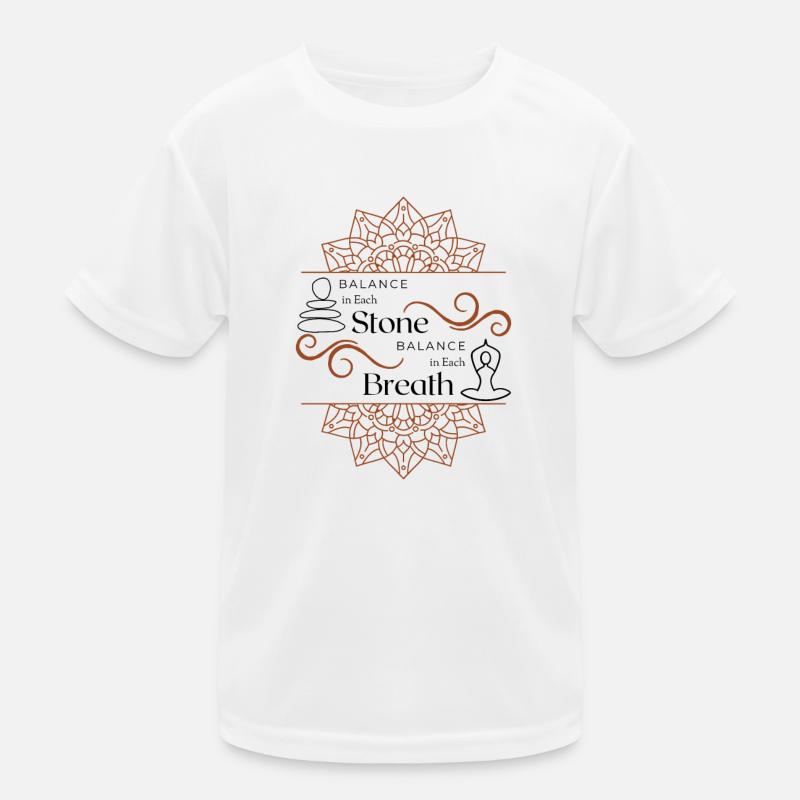 Séparateur de Tourbillon de Mandala Complexe T-shirt sport Enfant