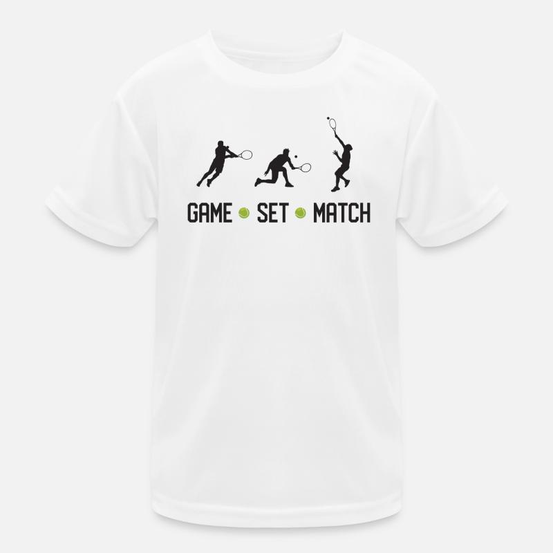 Tennis - Game Set Match Kids Functional T-Shirt