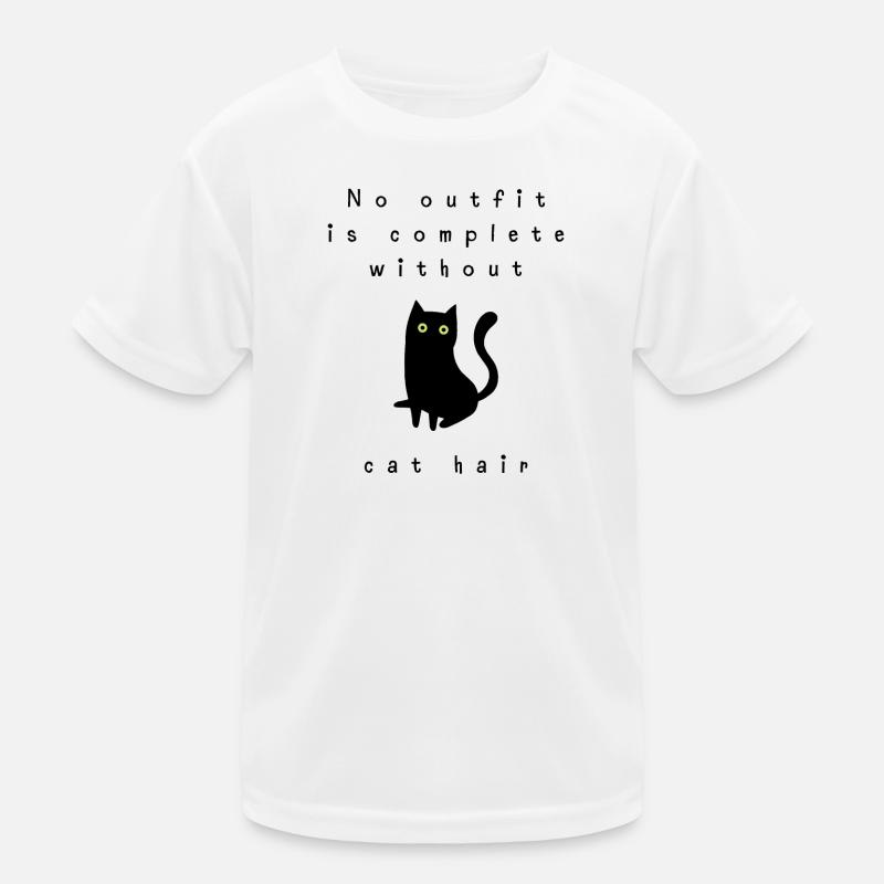 Aucune tenue n’est complète sans poils de chat T-shirt sport Enfant