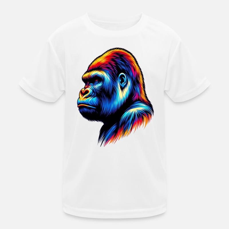Gorilla Kinder Funktions-T-Shirt