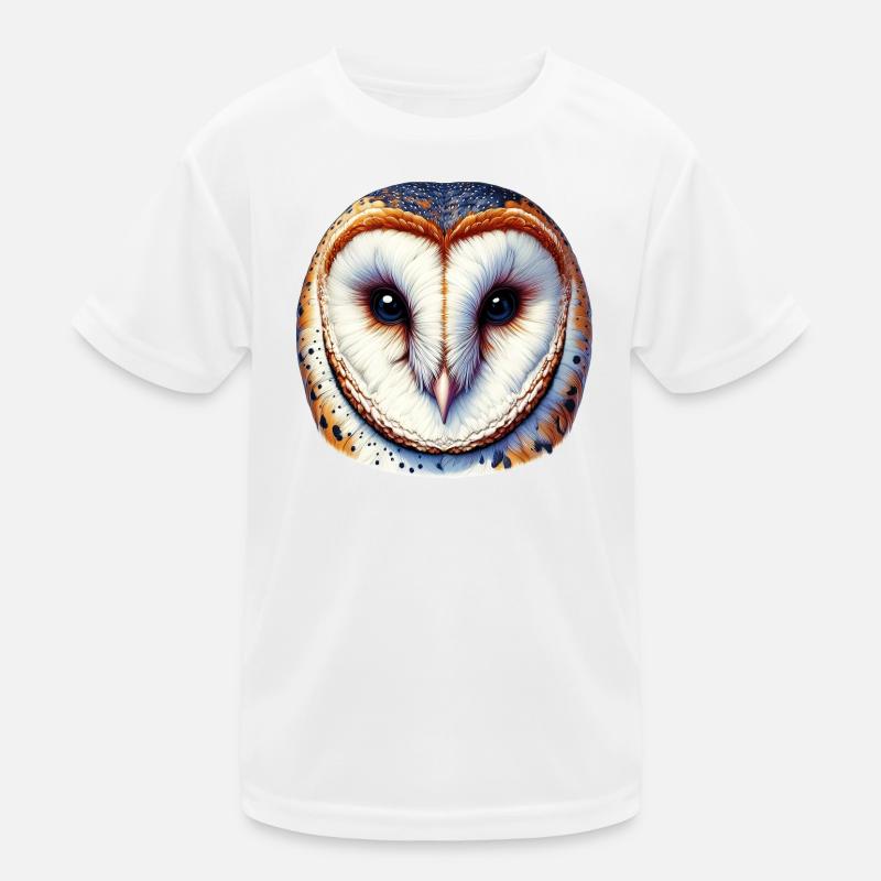 Barn Owl Kids Functional T-Shirt