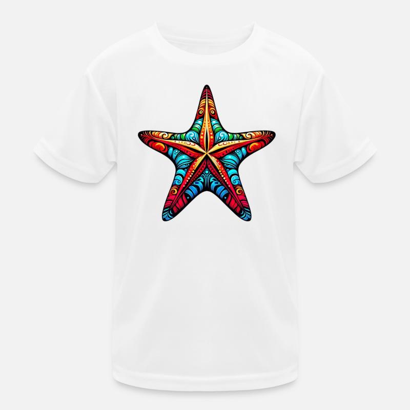 Seestern Kinder Funktions-T-Shirt