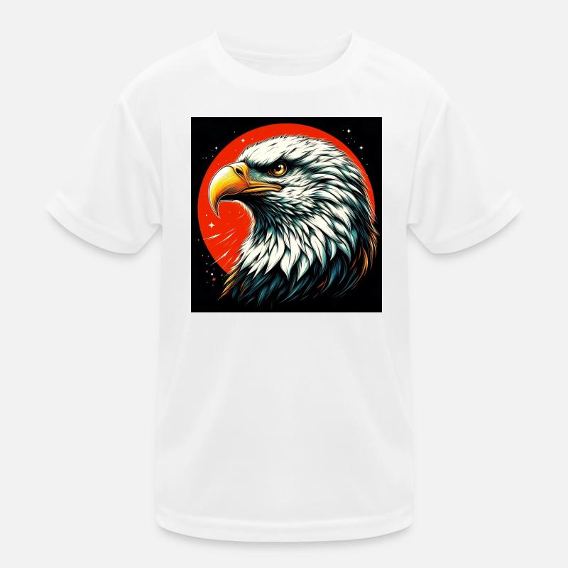 Bald Eagle Kids Functional T-Shirt